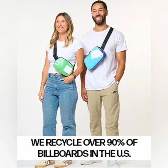 Rareform Small Zion Sling Bag | One-of-a-Kind | Travel Crossbody | Recycled - Picture 7 of 13